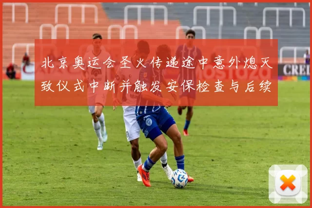 北京奥运会圣火传递途中意外熄灭致仪式中断并触发安保检查与后续处理