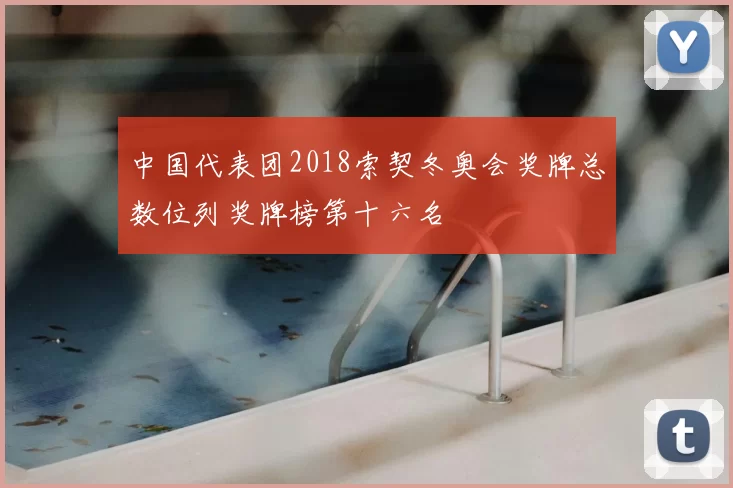中国代表团2018索契冬奥会奖牌总数位列奖牌榜第十六名